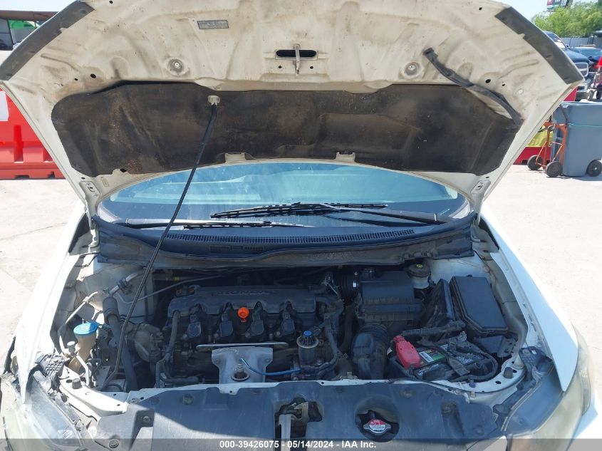 2013 Honda Civic Lx VIN: 19XFB2F51DE082000 Lot: 39426075