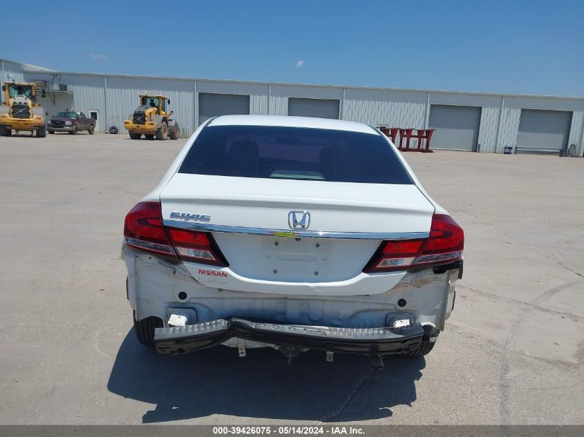 2013 Honda Civic Lx VIN: 19XFB2F51DE082000 Lot: 39426075