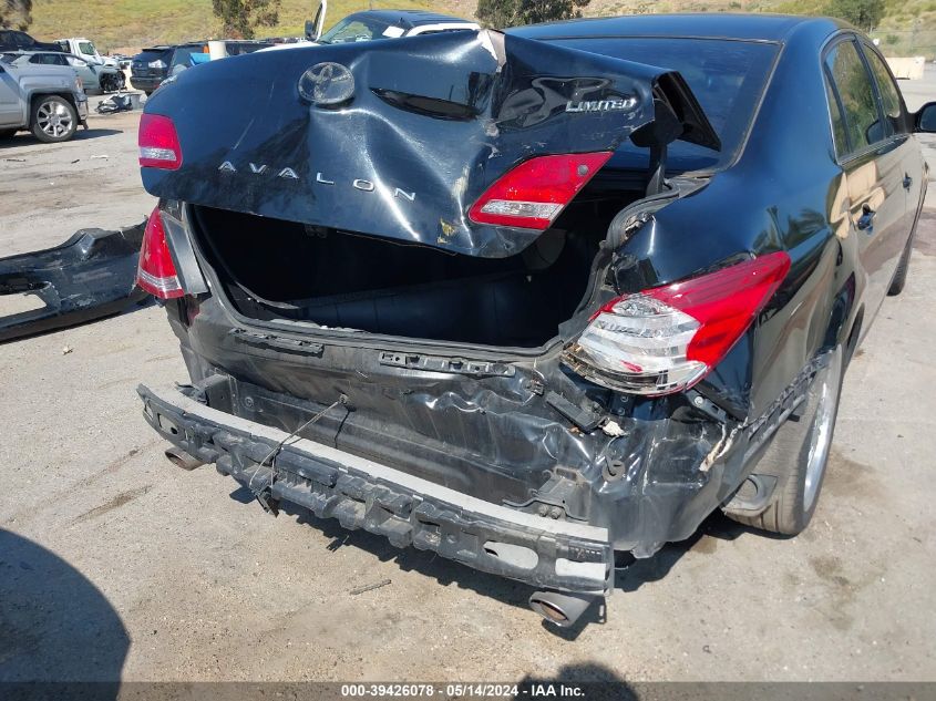 2007 Toyota Avalon Limited VIN: 4T1BK36B17U211770 Lot: 39426078