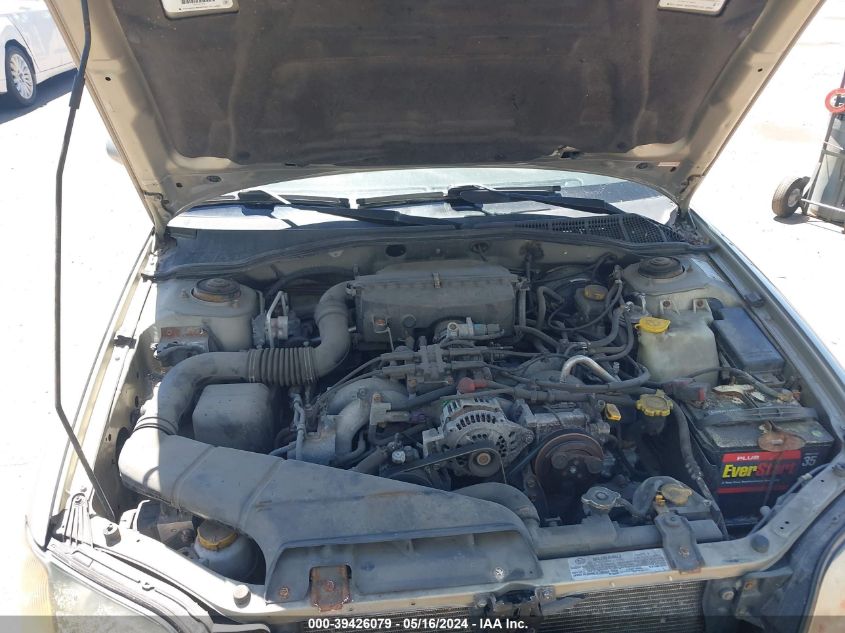 2000 Subaru Legacy Gt Limited VIN: 4S3BE6560Y7205976 Lot: 39426079