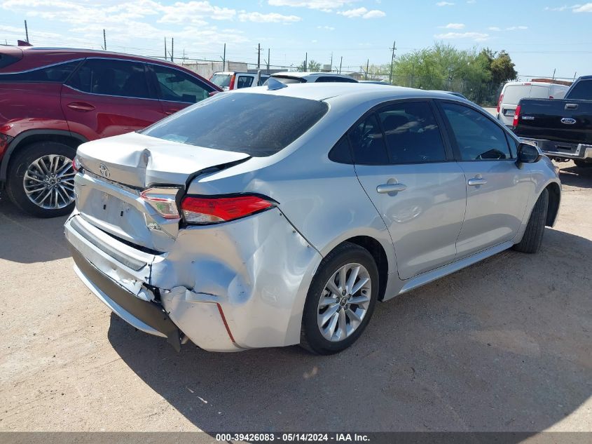 2022 Toyota Corolla Le VIN: 5YFVPMAE1NP290779 Lot: 39426083