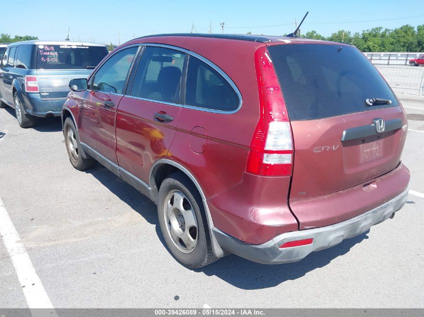 2007 Honda Cr-V Lx VIN: JHLRE38357C012780 Lot: 39426089