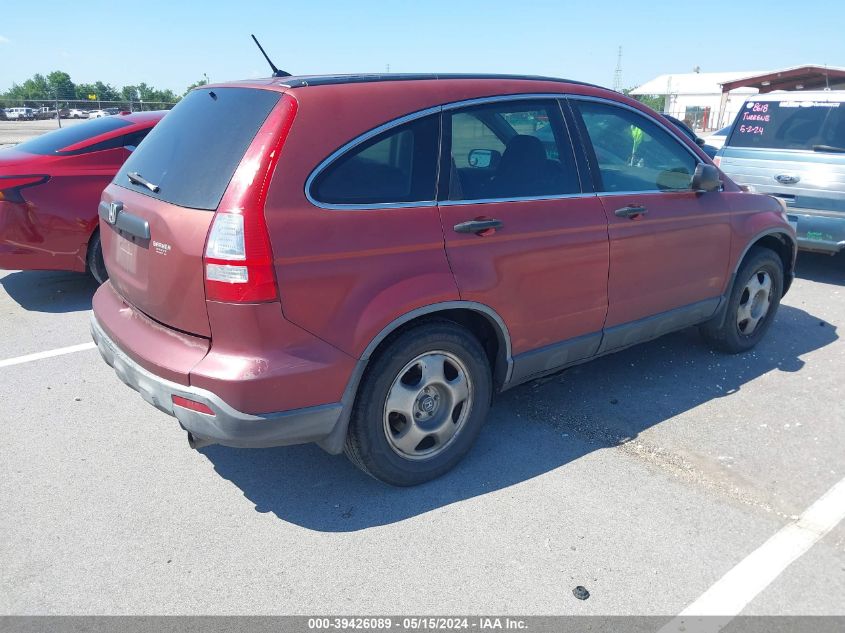 2007 Honda Cr-V Lx VIN: JHLRE38357C012780 Lot: 39426089