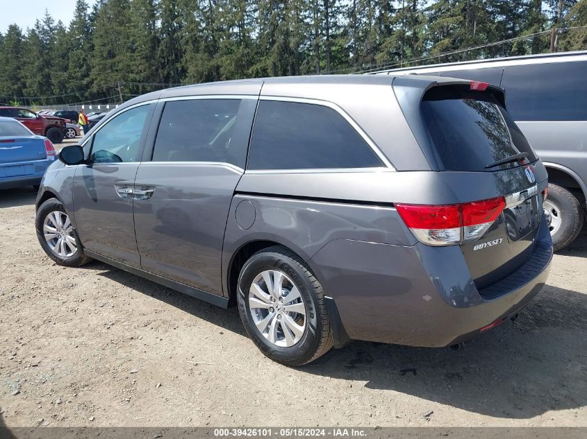 2016 Honda Odyssey Ex-L VIN: 5FNRL5H60GB093263 Lot: 39426101