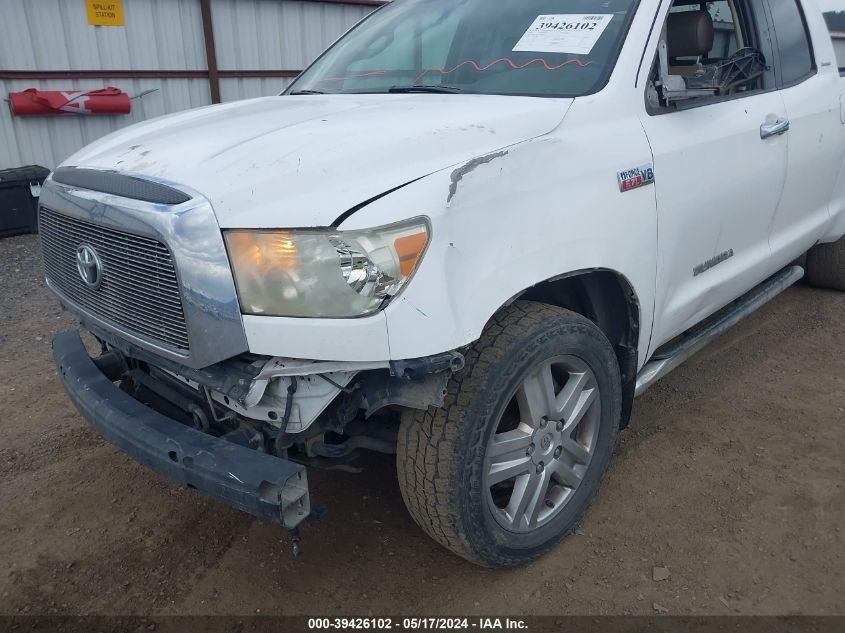 2007 Toyota Tundra Double Cab Limited VIN: 5TFBV58137X008552 Lot: 39426102