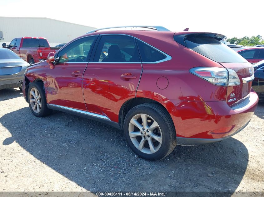 2010 Lexus Rx 350 VIN: 2T2ZK1BA3AC008237 Lot: 39426111