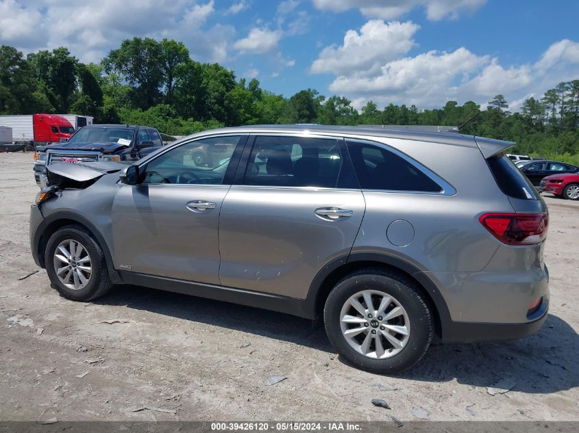 2019 Kia Sorento 3.3L Lx VIN: 5XYPGDA54KG509050 Lot: 39426120