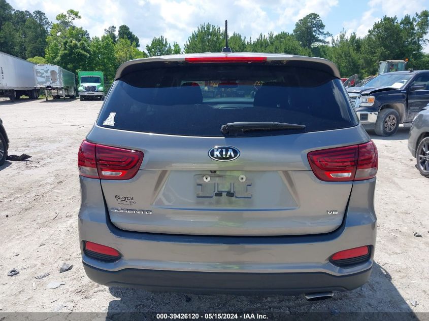 2019 Kia Sorento 3.3L Lx VIN: 5XYPGDA54KG509050 Lot: 39426120