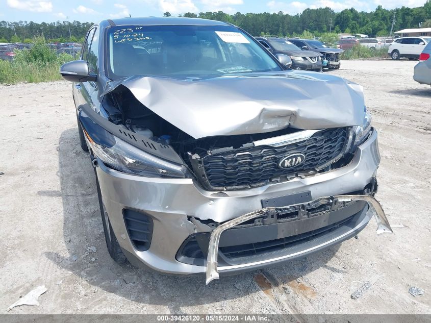 2019 Kia Sorento 3.3L Lx VIN: 5XYPGDA54KG509050 Lot: 39426120