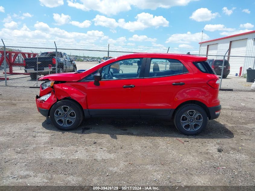 2020 FORD ECOSPORT S - MAJ3S2FE4LC348138