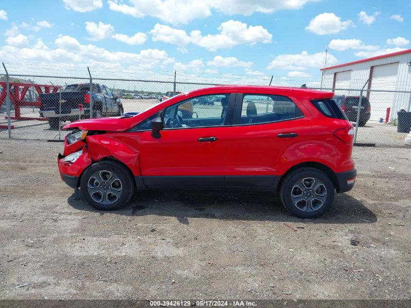 2020 Ford Ecosport S VIN: MAJ3S2FE4LC348138 Lot: 39426129