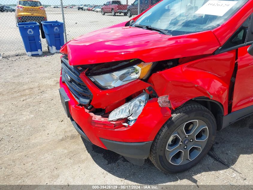 2020 FORD ECOSPORT S - MAJ3S2FE4LC348138