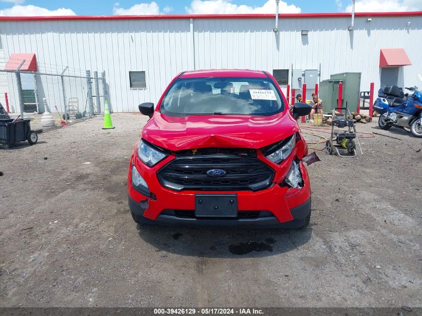 2020 FORD ECOSPORT S - MAJ3S2FE4LC348138