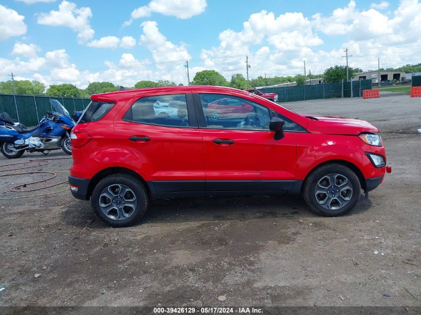 2020 Ford Ecosport S VIN: MAJ3S2FE4LC348138 Lot: 39426129