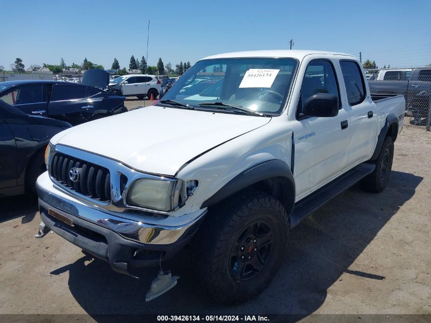 2002 Toyota Tacoma Base V6 VIN: 5TEHN72N92Z028954 Lot: 39426134