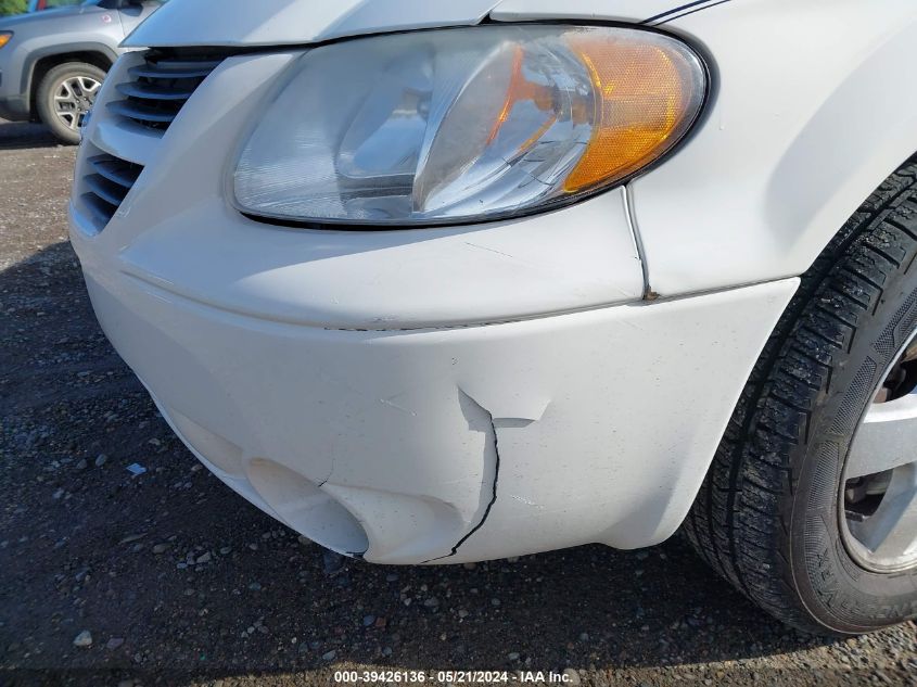 2007 Dodge Grand Caravan Sxt VIN: 2D4GP44L47R240919 Lot: 39426136