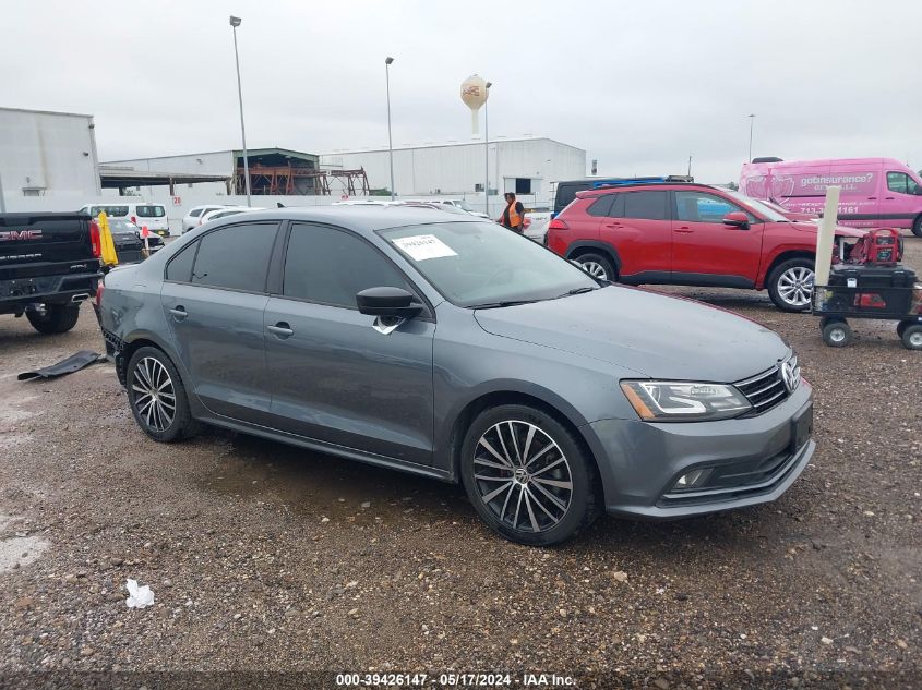 2015 Volkswagen Jetta 1.8T Sport VIN: 3VWD17AJ7FM211634 Lot: 39426147