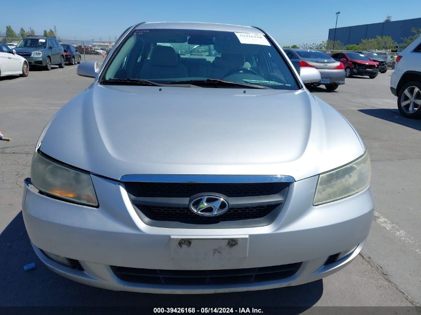 2006 Hyundai Sonata Gls V6/Lx V6 VIN: 5NPEU46F56H057089 Lot: 39426168