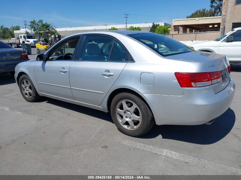 2006 Hyundai Sonata Gls V6/Lx V6 VIN: 5NPEU46F56H057089 Lot: 39426168