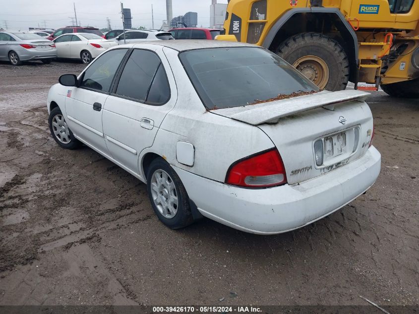 2002 Nissan Sentra Xe/Gxe VIN: 3N1CB51DX2L666720 Lot: 39426170