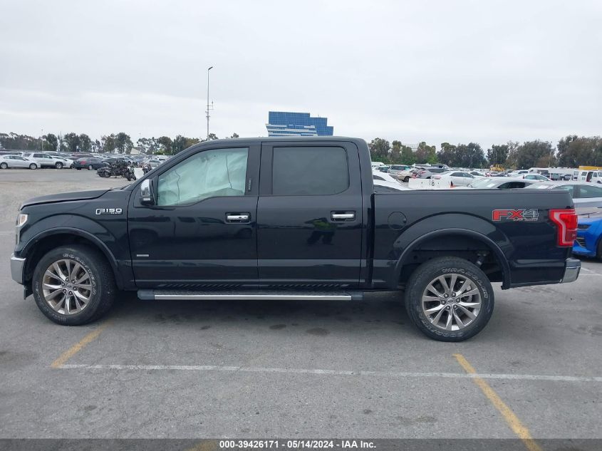 2017 Ford F-150 Lariat VIN: 1FTEW1EG3HKE19492 Lot: 39426171