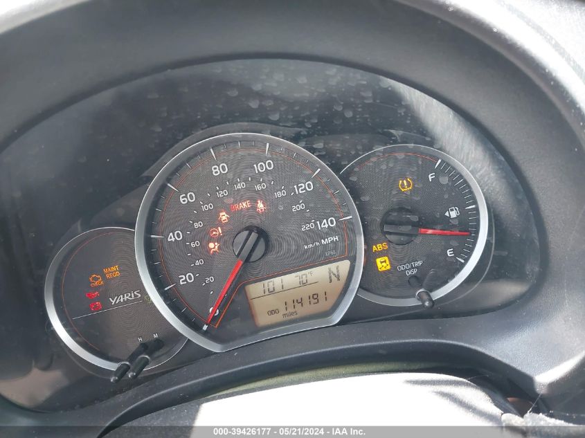 2012 Toyota Yaris Le VIN: JTDJTUD36CD518635 Lot: 39426177