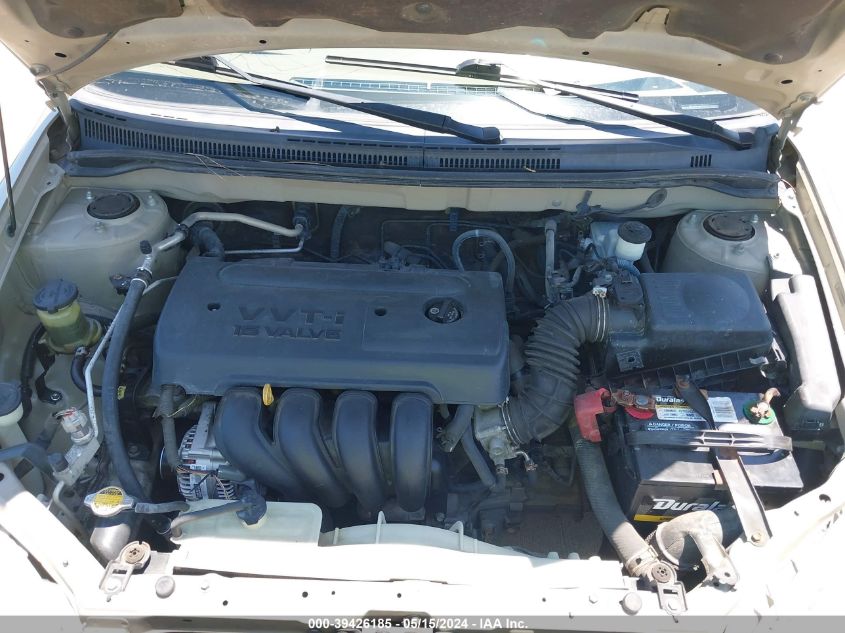 2008 Toyota Corolla Ce VIN: 2T1BR32E38C916116 Lot: 39426185