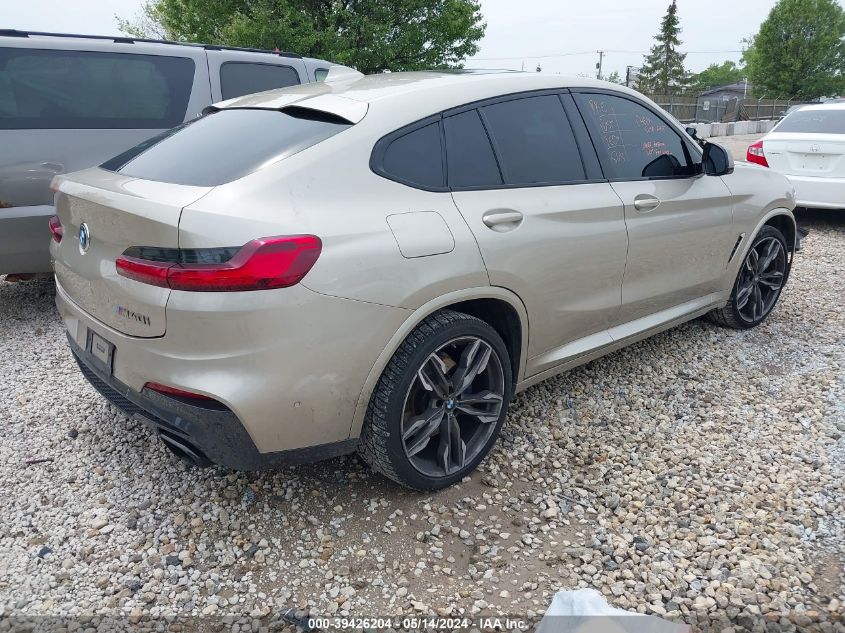 2019 BMW X4 M40I VIN: 5UXUJ5C54KLJ63804 Lot: 39426204