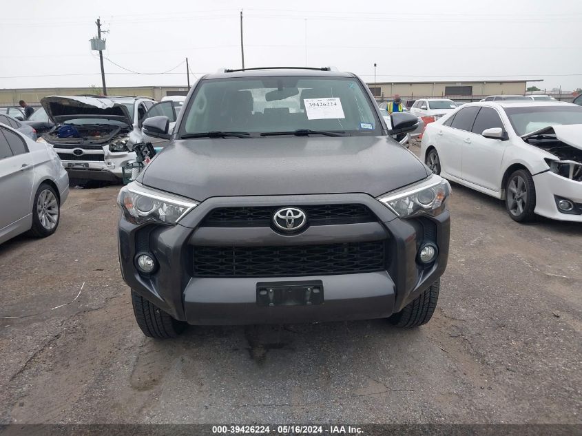 2016 Toyota 4Runner Sr5 Premium VIN: JTEZU5JRXG5124744 Lot: 39426224