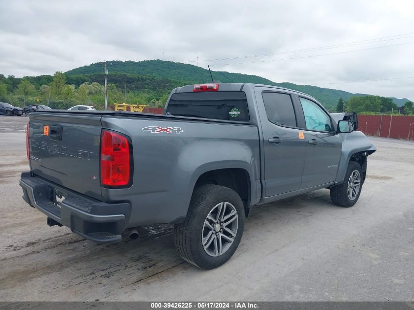 2022 Chevrolet Colorado 4Wd Short Box Wt VIN: 1GCGTBENXN1269873 Lot: 39426225