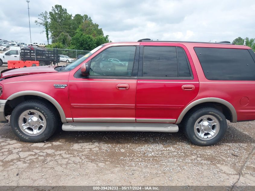 2001 Ford Expedition Eddie Bauer VIN: 1FMRU17W81LA33822 Lot: 39426233