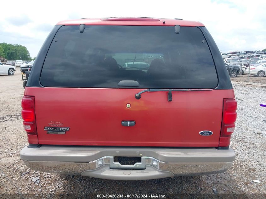 2001 Ford Expedition Eddie Bauer VIN: 1FMRU17W81LA33822 Lot: 39426233