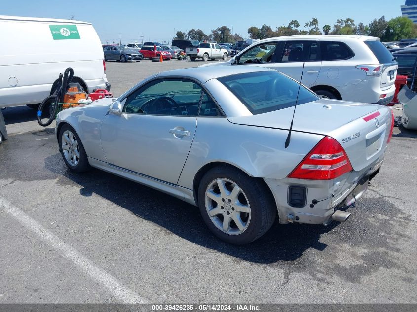 2001 Mercedes-Benz Slk 230 Kompressor VIN: WDBKK49F81F231016 Lot: 39426235