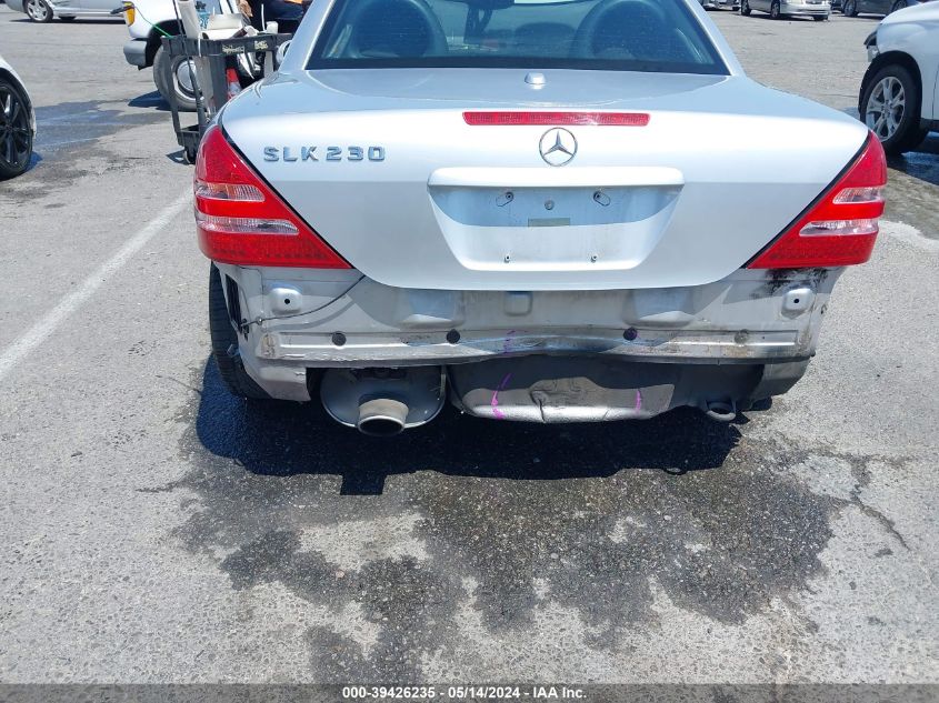 2001 Mercedes-Benz Slk 230 Kompressor VIN: WDBKK49F81F231016 Lot: 39426235