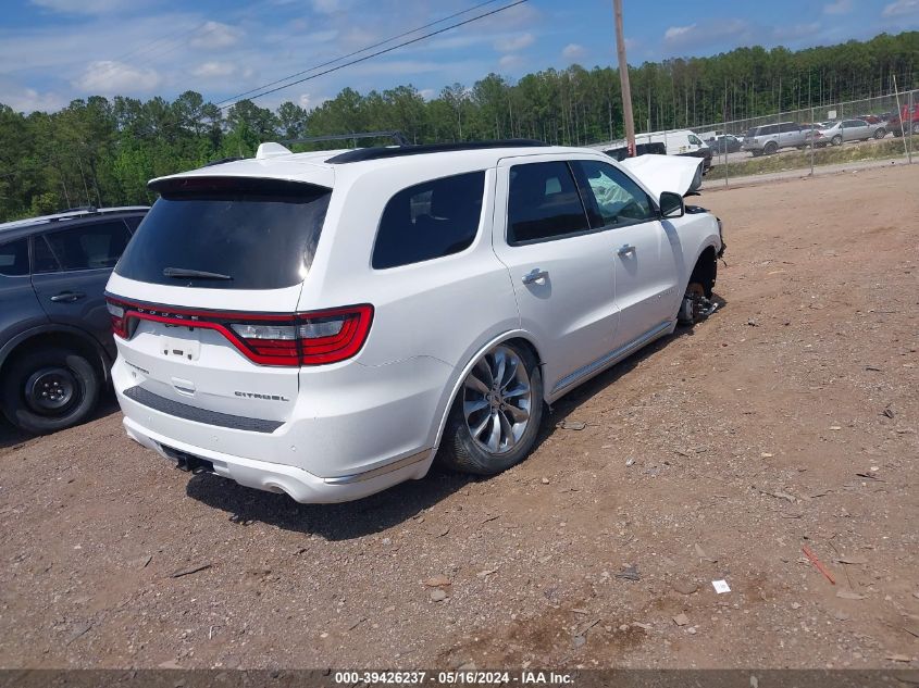 2022 Dodge Durango Citadel Awd VIN: 1C4SDJET7NC219131 Lot: 39426237