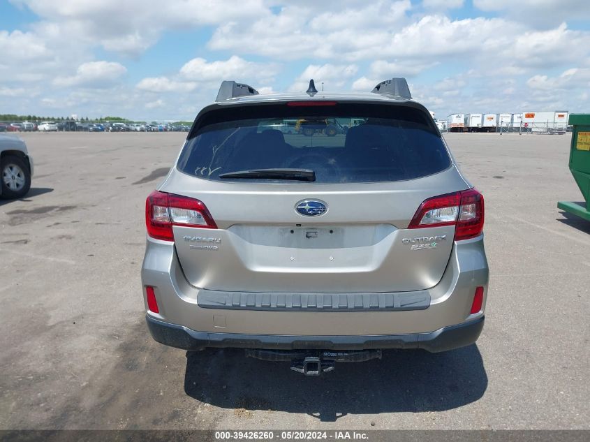 2016 Subaru Outback 2.5I Limited VIN: 4S4BSALC6G3230595 Lot: 39426260