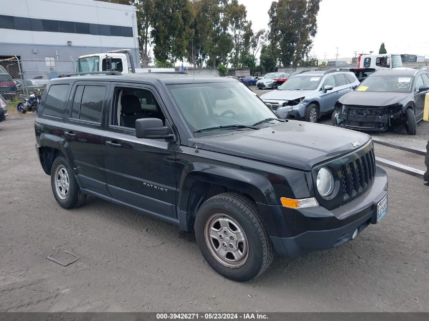 2017 Jeep Patriot Sport Fwd VIN: 1C4NJPBA0HD158537 Lot: 39426271