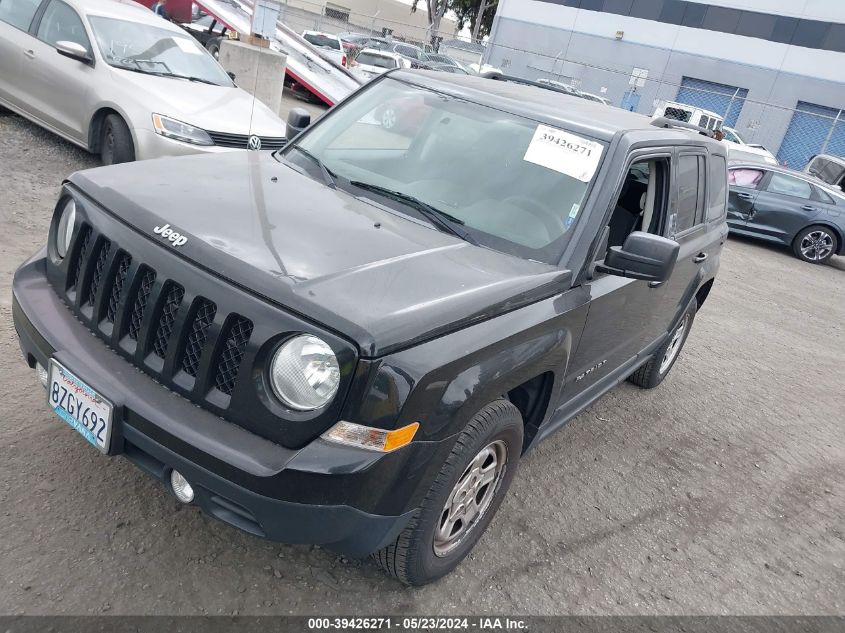 2017 Jeep Patriot Sport Fwd VIN: 1C4NJPBA0HD158537 Lot: 39426271