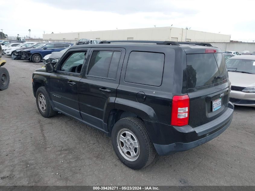 2017 Jeep Patriot Sport Fwd VIN: 1C4NJPBA0HD158537 Lot: 39426271