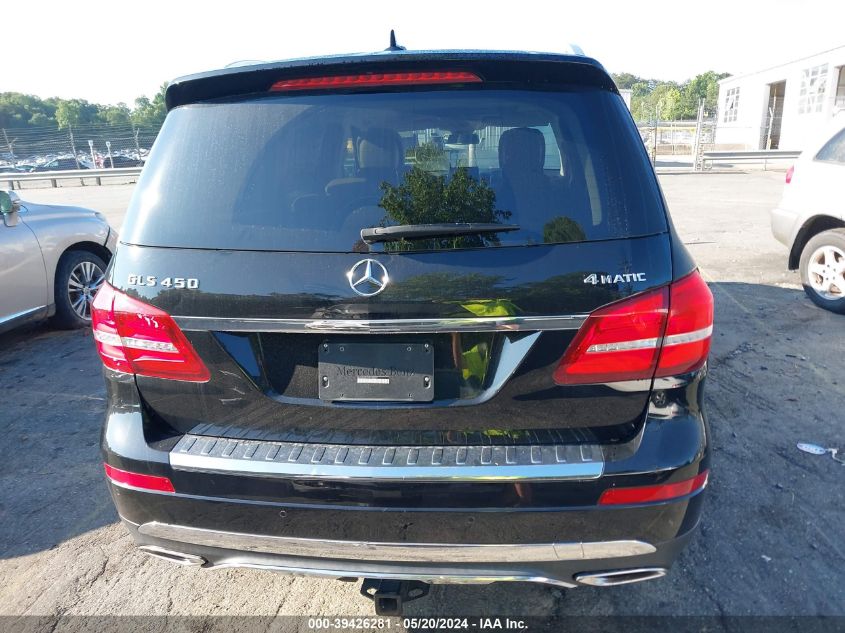 2017 Mercedes-Benz Gls 450 4Matic VIN: 4JGDF6EE6HA790574 Lot: 39426281