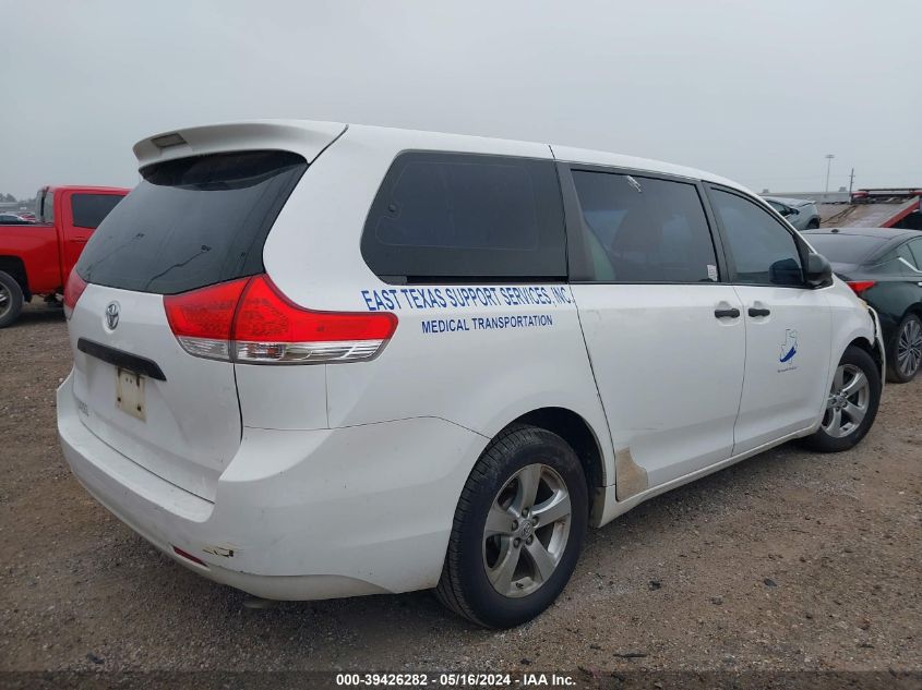 2014 Toyota Sienna L V6 7 Passenger VIN: 5TDZK3DC9ES484892 Lot: 39426282