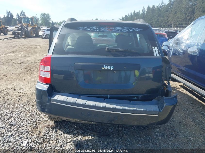 2007 Jeep Compass VIN: 1J8FT47W07D180952 Lot: 39426286