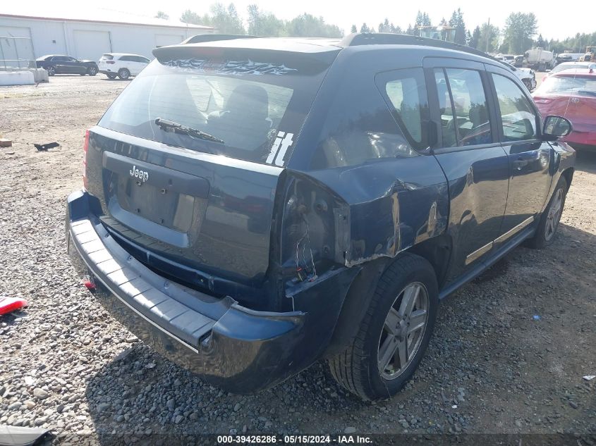 2007 Jeep Compass VIN: 1J8FT47W07D180952 Lot: 39426286