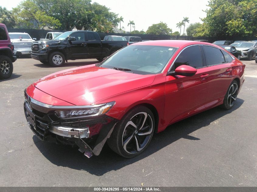 2018 Honda Accord Sport VIN: 1HGCV1F37JA116511 Lot: 39426295