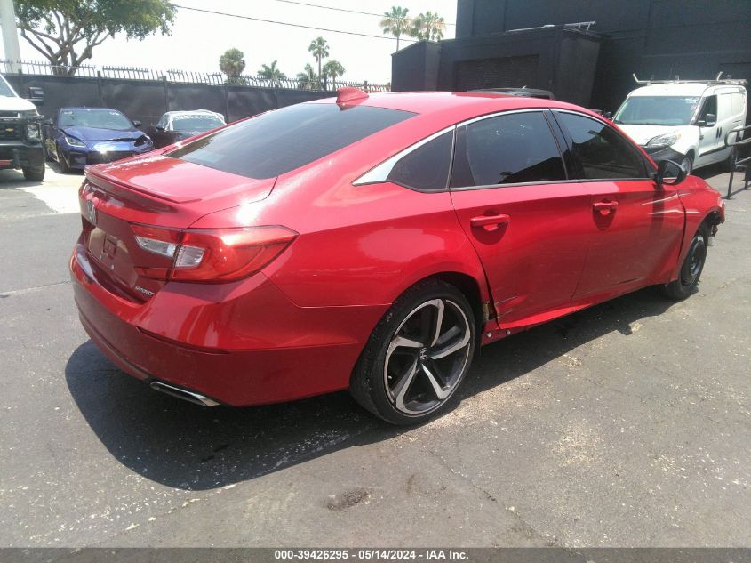 2018 Honda Accord Sport VIN: 1HGCV1F37JA116511 Lot: 39426295