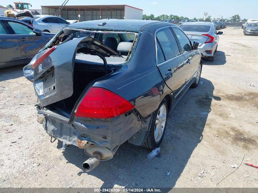 2007 Honda Accord 2.4 Ex VIN: 1HGCM56817A130340 Lot: 39426300