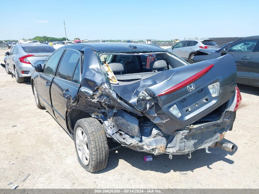 2007 Honda Accord 2.4 Ex VIN: 1HGCM56817A130340 Lot: 39426300