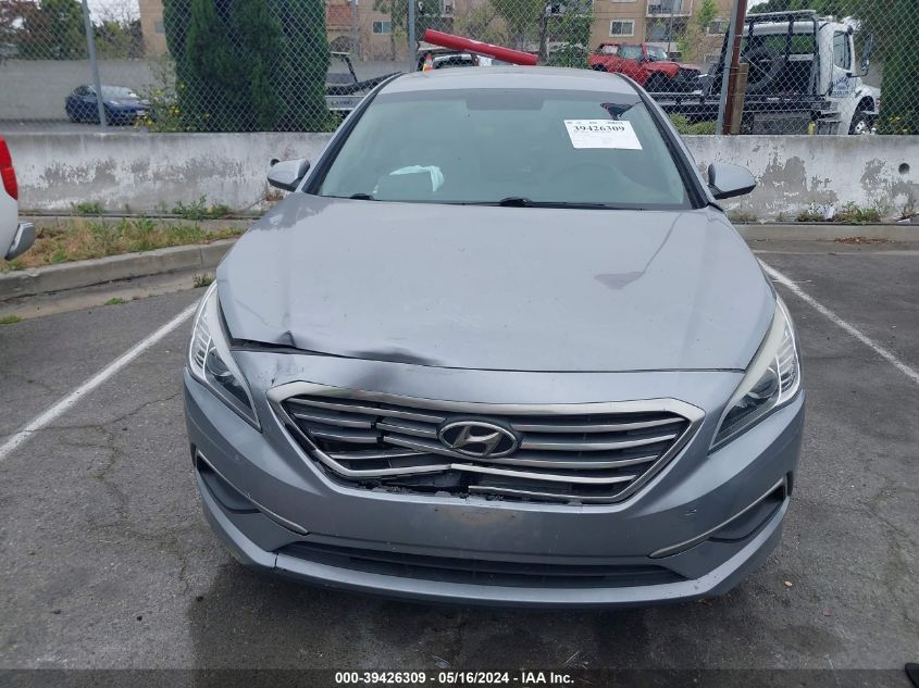 2016 Hyundai Sonata Se VIN: 5NPE24AF5GH388687 Lot: 39426309