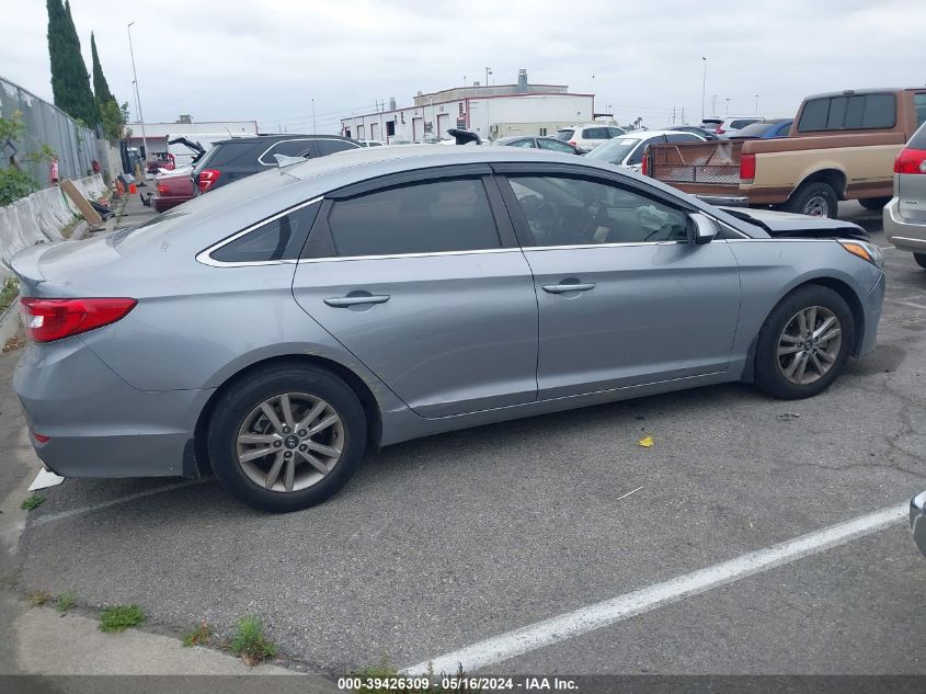 2016 Hyundai Sonata Se VIN: 5NPE24AF5GH388687 Lot: 39426309