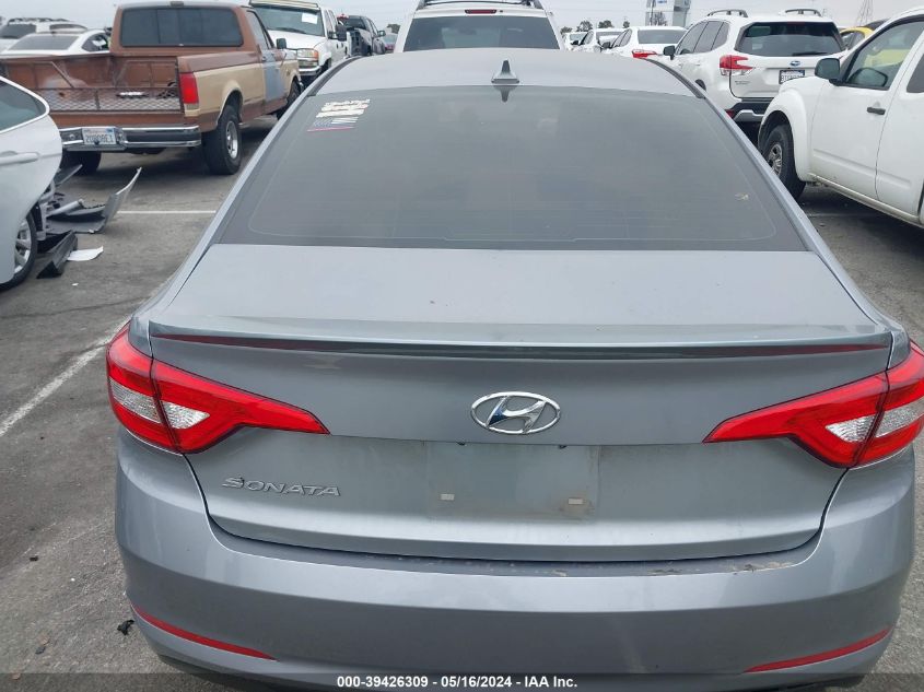 2016 Hyundai Sonata Se VIN: 5NPE24AF5GH388687 Lot: 39426309